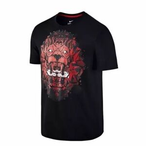 Nike dri fit Lebron king james lion tee Large